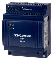 TDK-LAMBDA DSP60-24 AC/DC DIN Rail Power Supply (PSU), 1 Output, 60 W, 24 VDC, 2.5 A