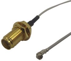 MULTICOMP PRO MC000814 Cable RF / Coaxial ensamblado, 7.874 ", 200 mm, 1.37mm, SMA Jack Pasamuro
