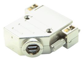 NORCOMP 974-015-020R121 Carcasa Trasera D Sub, Serie 974, DA, 40°, ABS (Acrilonitrilo Butadieno Estireno)