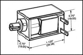 GUARDIAN ELECTRIC 22-I-6D Linear Solenoid, Intermittent