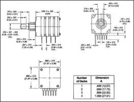 GRAYHILL 25BP22-Q-1-16F