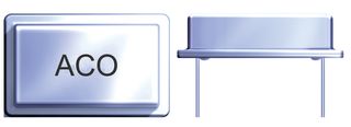 ABRACON ACO-48.000MHZ-EK Oscillator, 48 MHz, ± 30ppm, Through Hole, 20.2mm x 12.6mm, 4 Pins, HCMOS / TTL, 5 V, ACO Series