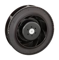 EBM-PAPST RER1602818NTDAU Ventilador axial de CD, Serie RER160NTDU, IP68, 48 V, 165.1 mm, 50.3 mm, Rodamiento de bolas