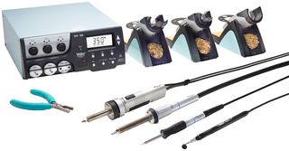 WELLER WXR3003N Estación de Retrabajo, 3 Canales, 420 W (600 W), 100 °C to 450 °C, 120 V