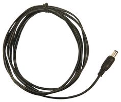 CLIFF ELECTRONIC COMPONENTS FC6814751 Barrel Power Cord, 2.5mm DC Power Plug to Free End, 6.562 ft, 2 m, Black