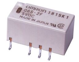 OMRON ELECTRONIC COMPONENTS G6S-2DC12BYOMZ Relevador de Señal, 12 VDC, DPDT, 2 A, Serie G6S, Agujero Pasante, Sin Enclavamiento