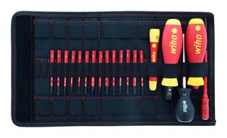 WIHA 28781 Juego de Cuchillas, Aisladas, 20 iezas, Serie TorqueVario-S SoftFinish SlimLine