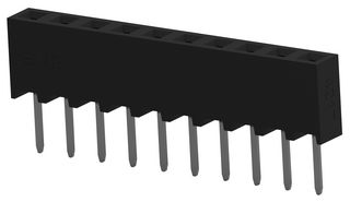 TE CONNECTIVITY 1-2314878-0 PCB Receptacle, Board-to-Board, 2 mm, 1 Rows, 10 Contacts, Through Hole Mount, AMPMODU 2mm