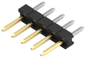 TE CONNECTIVITY 2355045-6 Cabezal de Pin, Tarjeta-a-Tarjeta, 2 mm, 1 Líneas, 6 Contactos, Recto Agujero Pasante