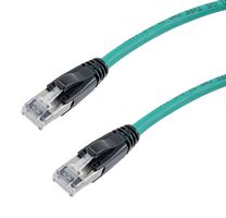L-COM TRD626ASP-GRN-5F Cable Ethernet, 10 Gigabit, 26AWG, Cat6a, RJ45 Macho a RJ45 Macho