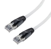 L-COM TRD626ASP-WHT-25F Cable Ethernet, 10 Gigabit, 26AWG, Cat6a, RJ45 Macho a RJ45 Macho