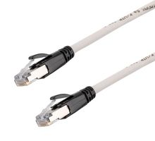 L-COM TRD626ASR-WHT-7F Cable Ethernet, 10 Gigabit, 26AWG, Cat6a, RJ45 Macho a RJ45 Macho