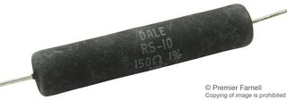 VISHAY RS010150R0FE12 Resistencia Through-Hole (THD), 150 ohm, Serie RS, 10 W, ± 1%, Axial Leaded