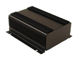 HAMMOND 1455NHD1601BK Alojamiento Metálico, Extruido, Aletas para Disipación de Calor, Small, Aluminio extruido, 60.7 mm