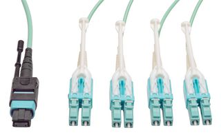 EATON TRIPP LITE N844-03M-8LC-PT Cable de Red, MTP / MPO, LC Dúplex (x4), 3 m, 10 ft, Agua, Serie N844