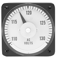 YOKOGAWA 103 011 RXRX Medidor de Panel Analógico, Conmutador, Voltaje CC, 0V a 300V, Serie 103