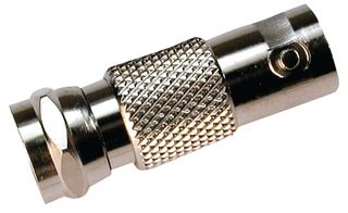 BOMAR INTERCONNECT 8313505 RF / Coaxial Adapter, BNC, Jack, F, Plug, Straight Adapter, 50 ohm
