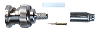 BOMAR INTERCONNECT 310A205MV Conector Coaxial / RF, BNC Coaxial, Macho Recto, Soldable, 50 ohm, RG174, RG178, RG196, Latón