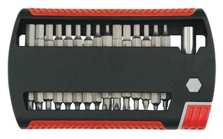 WIHA 79495 Screwdriver Set, 31Pcs, Slotted Bits, Phillips Bits, Torx Bits, Hex Bits, Magnetic Bit Holder