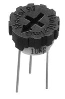 TT ELECTRONICS / BI TECHNOLOGIES 91AR500LF Trimmer, Single Turn, Cermet, Top Adjust, 500 ohm, Through Hole, 1 Turns