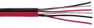 BELDEN 9451D A5Q2000 Multipair Cable, Dual Channel Audio, Shielded, 2 Pair, 22 AWG, 2000 ft, 609.6 m