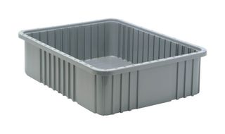 QUANTUM STORAGE DG93060GY Contenedor de Almacenamiento, Gris, 6" x 22.5" x 17.5"