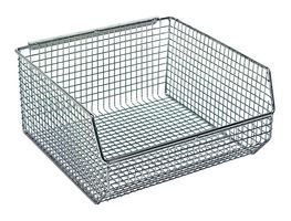 QUANTUM STORAGE QMB535C Storage Bin, Chrome, 5 " X 11 " X 10.75 "