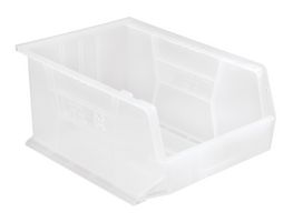 QUANTUM STORAGE QUS255CL Contenedor de Almacenamiento, Transparente, 8" x 11" x 16"