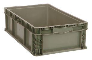 QUANTUM STORAGE RSO2415-9 Storage Bin, Grey, 9.5 " X 15 " X 24 "