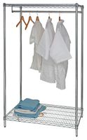 QUANTUM STORAGE WRGR-63-2436 Storage Cart, Garment, 2 Shelf, 63 " X 24 " X 36 "