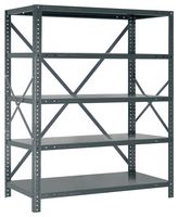 QUANTUM STORAGE 39-1236-5 Shelving Unit, 5 Shelves, 39 " x 39 ", 400 lb Load