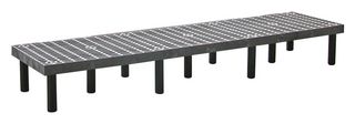QUANTUM STORAGE 962412DPP Rack de Almacenamiento, de Estiba de Polímero, 1 Estante, 12 " X 96 " X 24 " 2700 lb