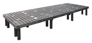 QUANTUM STORAGE 963612DPP Rack de Almacenamiento, de Estiba de Polímero, 1 Estante, 12 " X 96 " X 36 " 2700 lb