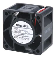 NMB TECHNOLOGIES 04028DA-12R-AAF-0 Ventilador axial de CD, 12 V, Cuadrado, 40 mm, 28 mm, Rodamiento de bolas, 20.1 CFM