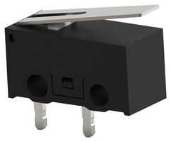 TE CONNECTIVITY - ALCOSWITCH 2351445-3 Microswitch, Ultra Subminiature, Hinge Lever, SPST-NO, PC Pin, 100 mA, 30 V