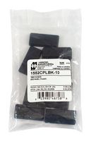 HAMMOND 1552CPLBK-10 Accesorio de Carcasa, Panel de Extremo, ABS (Acrylonitrile Butadiene Styrene), Negro