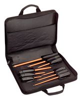 KLEIN TOOLS 33528 Juego de Desarmadores, Phillips, Mango Acojinado, 9 Piezas