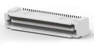 TE CONNECTIVITY - AMP 3-5177986-2 Mezzanine Connector, Header, 0.8 mm, 2 Rows, 60 Contacts, Surface Mount, Brass