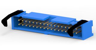AMP - TE CONNECTIVITY 3-1761606-1 Cabezal de Pin, Cable-a-Tarjeta, 2.54 mm, 2 Líneas, 34 Contactos, Agujero Pasante