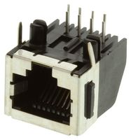 TE CONNECTIVITY - AMP 5555153-1 Modular Connector, RJ45 Jack, 1 x 1 (Port), 8P8C, Cat3, Through Hole Mount