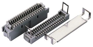 3M 82080-6006RB Conector IDC, IDC Hembra, Hembra, 1.27 mm, 2 Hileras, 80 Contactos, Montaje de cable
