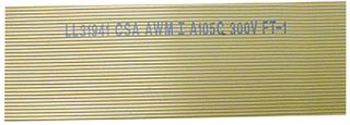 AMPHENOL SPECTRA-STRIP 191-2801-134 Cable Plano, Spectra Zip®, Plano, Sin blindaje, 34 Hilos, 28 AWG, 0.072 mm², 100 ft, 30.48 m