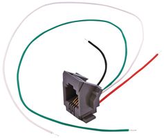 AMPHENOL COMMUNICATIONS SOLUTIONS 76361-014LF Conector Modular, Jack Modular, 1 x 1 (Puerto), 4P4C, Montaje de cable