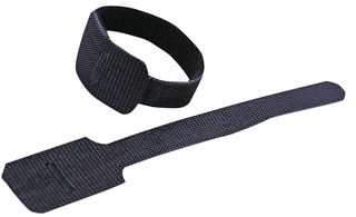 PRO POWER 8408-0421 Hook & Loop Fastener, Kwik Wrap Tie, 381 mm L, 15 ", 381 mm, 0.75 ", 19.1 mm, Black