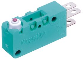 PANASONIC ABV1210513 Microswitch, Miniature, Pin Plunger, SPDT, Quick Connect, 3 A