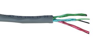 BELDEN 9730 060100 Multipair Cable, Computer, Shielded, 3 Pair, 24 AWG, 100 ft, 30.48 m