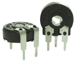 TT ELECTRONICS / BI TECHNOLOGIES 38PKABR10KLF30 Recortador, Una Vuelta, Carbono, Ajuste Superior, 10 kohm, Through Hole, 1 Vueltas