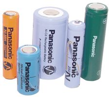 PANASONIC BATTERIES BR-2/3AT2SP Battery, 3 V, 2/3A, Lithium, 1.2 Ah, Solder Tab, 1