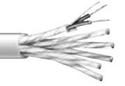 CAROL CABLE/GENERAL CABLE C0584A.41.10 Multipair Cable, Shielded, 2 Pair, 18 AWG, 1000 ft, 304.8 m
