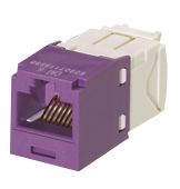 PANDUIT CJ688TGVL Conector Modular, RJ45 Jack Alambrado, 1 x 1 (Puerto), 8P8C, Cat6, Montaje de cable